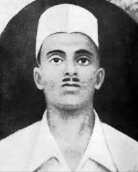 Black-and-white reproduction of the surviving photograph of Sukhdev Thapar